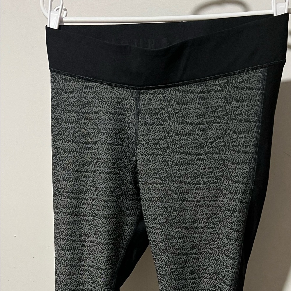 UA Charcoal and Black Leggings
